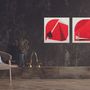 Paintings - RED I & II PAINTINGS - NOVOCUADRO ART COMPANY