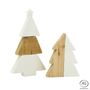 Other Christmas decorations - Wooden and ceramic fir trees - AUBRY GASPARD