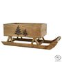 Other Christmas decorations - Decorative wooden sledge - AUBRY GASPARD