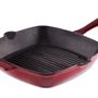 Frying pans - Barbary & Oak Foundry 26cm Square Cast Iron Grill Pan - RKW LTD - BARBARY & OAK