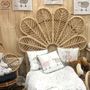 Lits - Tête de lit floral en rotin - AUBRY GASPARD