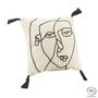 Coussins textile - Coussin en coton - Face Line Art - AUBRY GASPARD