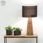 Objets de décoration - Lampe à poser en bois recyclé. - AUBRY GASPARD