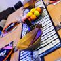 Linge de table textile - Set de table indigo LAMINE - MAISON LAADANI