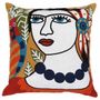 Fabric cushions - Artistic Cushion - KANCHI BY SHOBHNA & KUNAL MEHTA