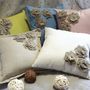 Fabric cushions - Linen Cushion - KANCHI BY SHOBHNA & KUNAL MEHTA