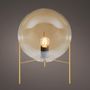Decorative objects - CRIS/MET TABLE LAMP D25X25CM AMBER - PROFLOR