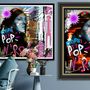 Paintings - Mona Pop'n Roll - L'ATELIER D'ANGES HEUREUX