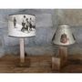Table lamps - MOUNTAIN LIGHTING COLLECTION/“ADRET” LAMPS WITH “SKI/MOUNTAIN” LAMPSHADE (WALL LAMPS/ TABLE LAMPS/ FLOOR LAMPS) - LA MAISON DE GASPARD