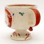 Tea and coffee accessories - Mug painted red - ONENESS