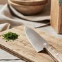 Kitchen utensils - Barbary & Oak Hoxton Ash Wood Knife Set with Block - RKW LTD - BARBARY & OAK