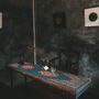 Objets design - Chemin de table japonais à teindre au pochoir et tapisserie Kikusui - EBISUYA