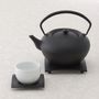 Tea and coffee accessories - Cast Iron Teapot Hiratsubo/700cc/1400cc - CHUSHIN KOBO