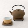 Accessoires thé et café - Théière en fonte Hiratsubo/ 0,7L/1,4L - CHUSHIN KOBO