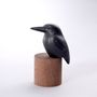 Decorative objects - Cast Iron Ornament/Kingfisher on the Tree - CHUSHIN KOBO