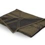 Throw blankets - The Signature Recycled Blanket - Lovat Green / Anthracite  - LA MAISON DE LA MAILLE