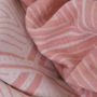 Throw blankets - The Signature Recycled Blanket - Ecru/Light Pink - LA MAISON DE LA MAILLE