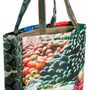 Homewear - Shopping bag "Eggplants - Zucchinis" - MARON BOUILLIE