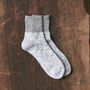 Socks - ORGANIC COTTON PILE ANKLE JAPANESE SOCKS - YAHAE