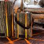 Floor lamps - Wood Light - Ash Wood M | Leather edition  - LEDR