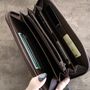 Leather goods - leather handmade round wallet |Taciel - WACHIFIELD
