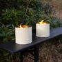 Outdoor decorative accessories - Outdoor Candle - Living by Heart - Cafe Latte - KUNSTINDUSTRIEN