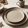 Everyday plates - Barbary & Oak Verona 16 Piece Dinnerware Set - Stone  - RKW LTD