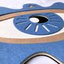Other wall decoration - BLUE EYE // tactile wall decoration - MINI ART FOR KIDS