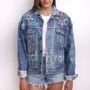 Apparel - Vintage Denim Jacket Hand Painted  Pop art  Jacket LEE  - PLACE D' UJI