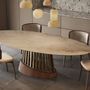 Dining Tables - Soleil Elipse Dining Table - ZAGAS FURNITURE