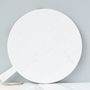 Platter and bowls - White Round Mod Charcuterie Board, Medium - ETÚHOME