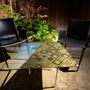 Dining Tables - Golden Coloured Silk Kyoto Glass ”SUI Table” - NISHIJIN OKAMOTO