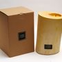 Decorative objects - SILKY L WIDE | Interior wooden candle made of wood, beeswax and natural oils - WOOD MOOD