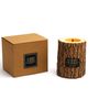 Gifts - ROCKY S | Unique candle made of wood, beeswax and natural oils | Perfect gifting size - WOOD MOOD