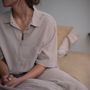 Homewear textile - Pyjama Amélie - COULEUR CHANVRE