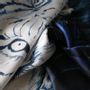 Foulards et écharpes - Foulard / carré - imprimé 100 % twill de soie - LE TIGRE 130 - 130 x 130 cm - roulotté à la française - Maison Fétiche - MAISON FÉTICHE