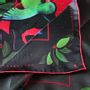 Gifts - BIRDS DU PARADIS 45 - square/scarf printed 100% silk twill - 17.72 x 17.72 inch - French rolled - Maison Fétiche - MAISON FÉTICHE