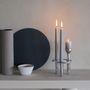 Customizable objects - LIND CURVE MODULAR CANDLEHOLDERS, CHROME - LIND DNA