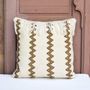 Fabric cushions - Henna Handwoven Berber Pillow Cover  - FOLKS & TALES