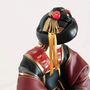 Sculptures, statuettes and miniatures - Geisha Leather Sculpture - ANNIE DELEMARLE SCULPTURE CUIR