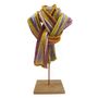 Scarves - Long and multicolored pleated silk twill scarf - PLICATWILL 112 - SOPHIE GUYOT SILKS