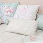 Fabric cushions - Powder Pink and Turquoise Linen Cushions  - ILLUSTRE PARIS