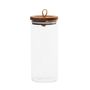 Kitchen utensils - GLASS CANISTER WITH ACACIA LID Ø10X22,5 CC71513  - ANDREA HOUSE