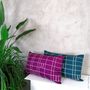 Coussins textile - KVP - Textile Design - BLOCK WINDOW + GRID - Digital printed cushions - BELGIUM IS DESIGN