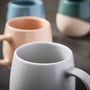 Tasses et mugs - Barbary & Oak Lot de 4 mugs colorés avec base non émaillée - RKW LTD - BARBARY & OAK