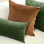 Fabric cushions - Velvet softness cushion cover - BLANC CERISE