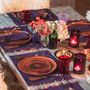 Ménagères - Set de table en coton avec finitions colorées - MIA ZIA