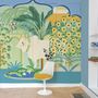Fresques murales décoratives - Décor Prithvi Mata Bleu - LITTLE CABARI
