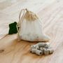 Kitchen utensils - SET OF 15 CERAMIC BEADS IN AN ORGANIC COTTON POUCH - ANGIE BE GREEN