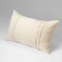 Fabric cushions - GUFUI Hand Spun Hand Spun Hand Woven Natural Dyed Hand Stitched Cotton Cushion Cover - HER WORKS